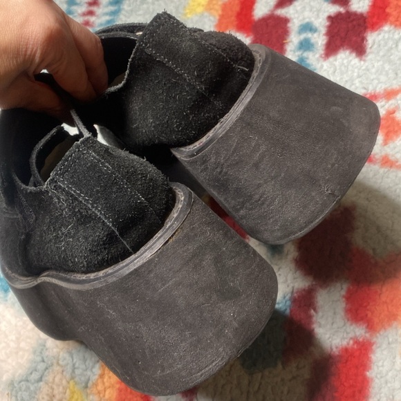 Morbid Threads vintage Y2K chunky black loafers platform - Picture 4 of 8